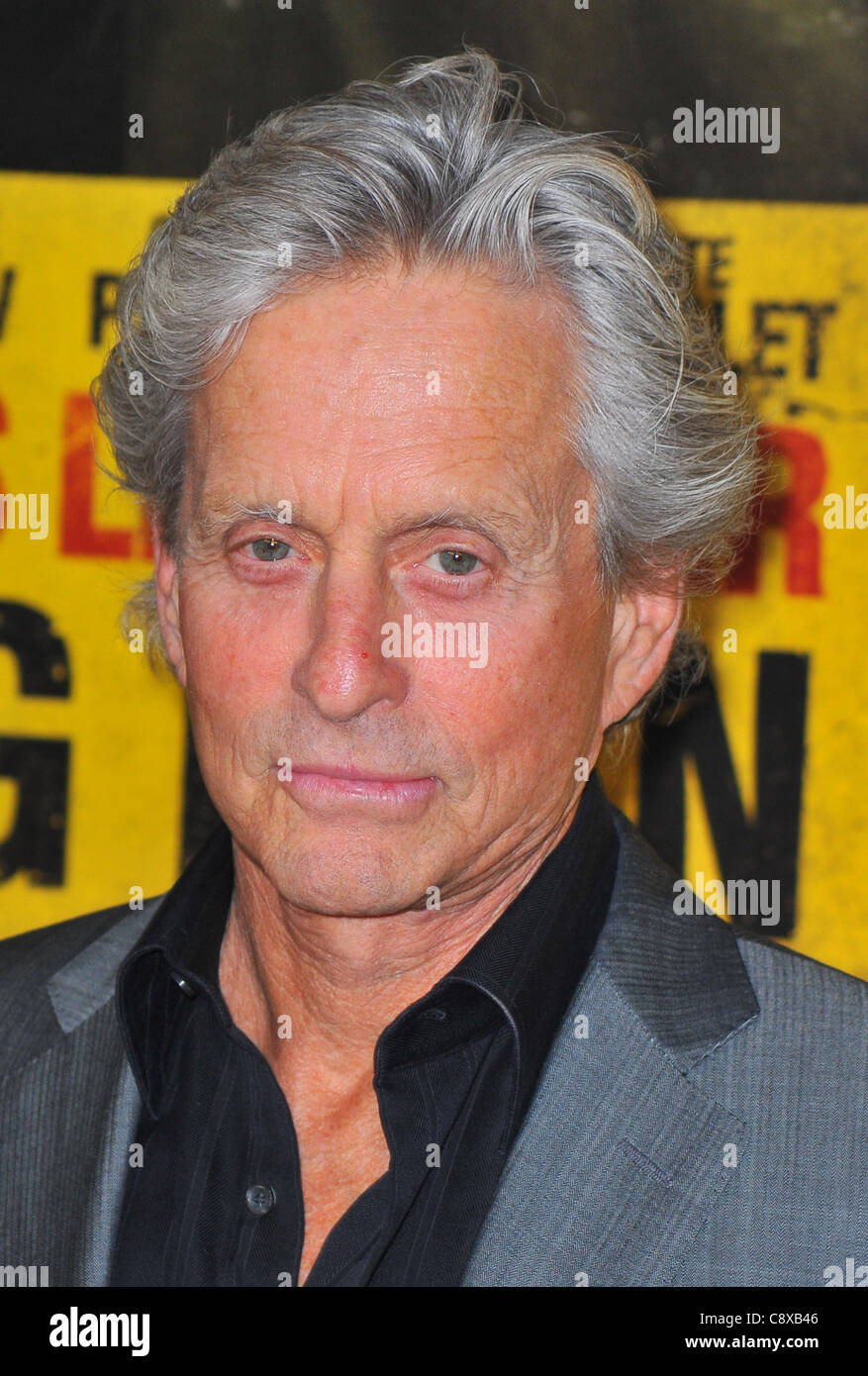 Michael Douglas Ankünfte Ansteckung Premiere Jazz Lincoln Center Rose Theater New York NY 7. September 2011 Foto Gregorio T Stockfoto
