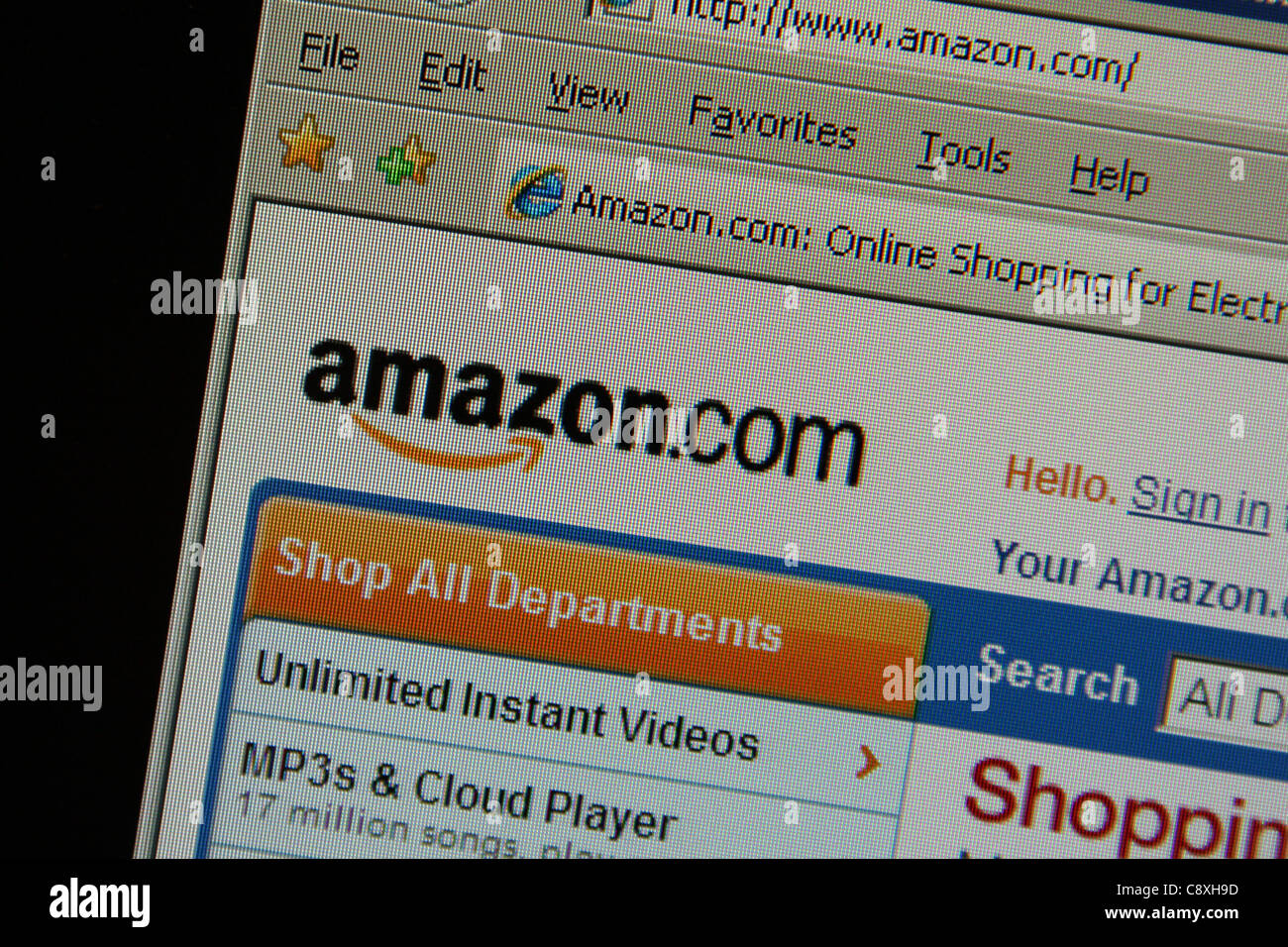 Amazon.com Amazon Online-shopping-website Stockfoto