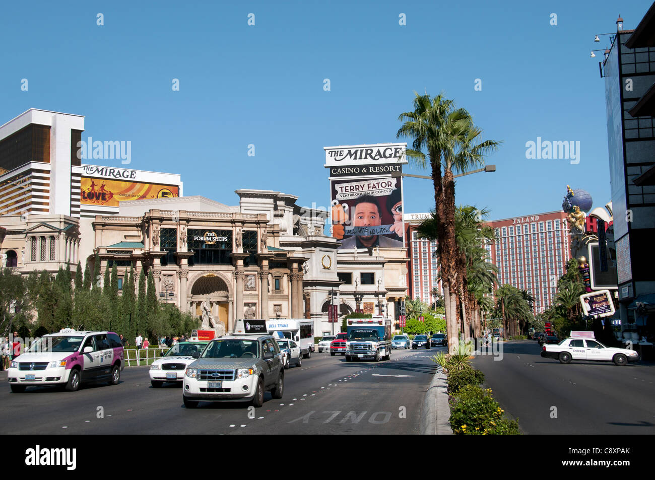 Ceasars Palace Las Vegas Glücksspiel Hauptstadt der Welt-USA-Nevada Stockfoto