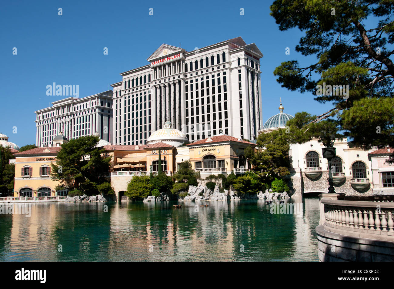 Ceasars Palace Las Vegas Glücksspiel Hauptstadt der Welt-USA-Nevada Stockfoto