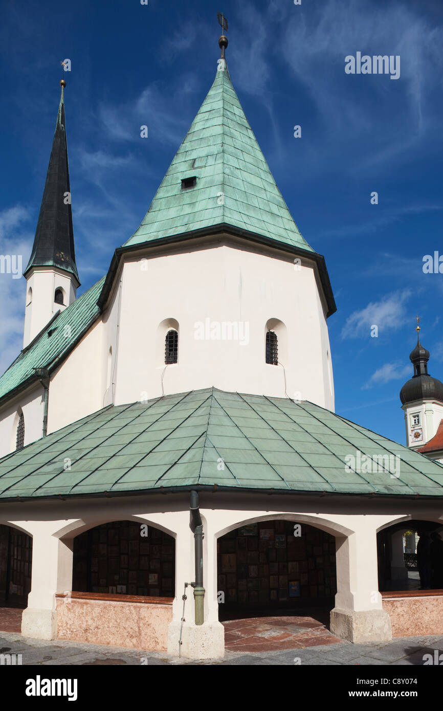 Deutschland, Oberbayern, Altotting, Kirche des wundersamen Bildes oder der Gnadenkapelle Stockfoto