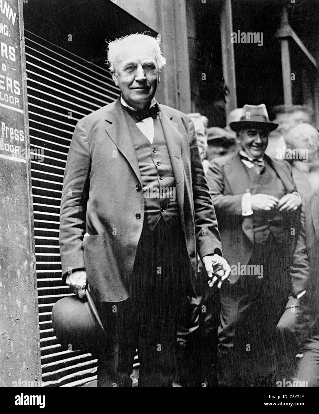 Thomas Edison, amerikanischer Erfinder Thomas Edison Stockfoto