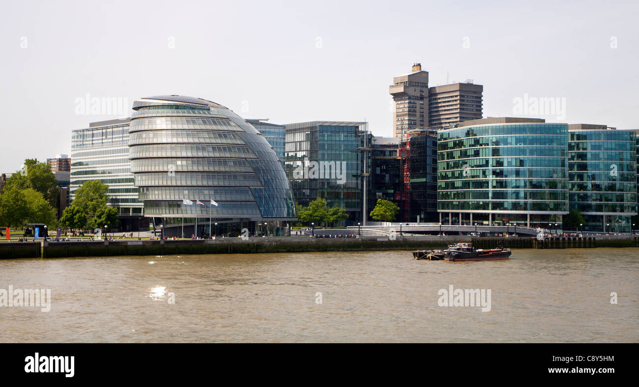London - moderne Rathaus am Kai Stockfoto