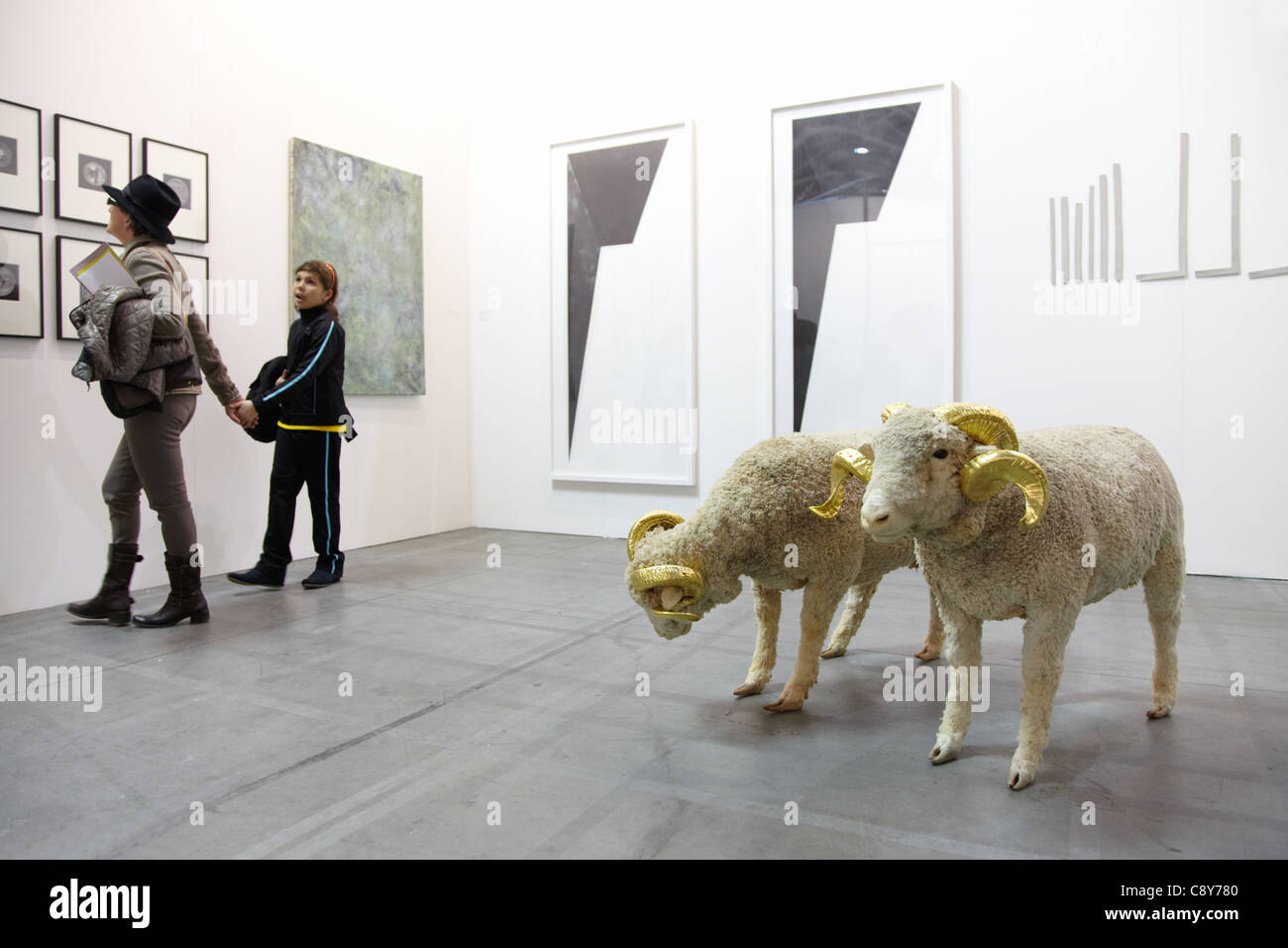 Artissima, Turin 2011, internationale Messe für zeitgenössische Kunst Stockfoto