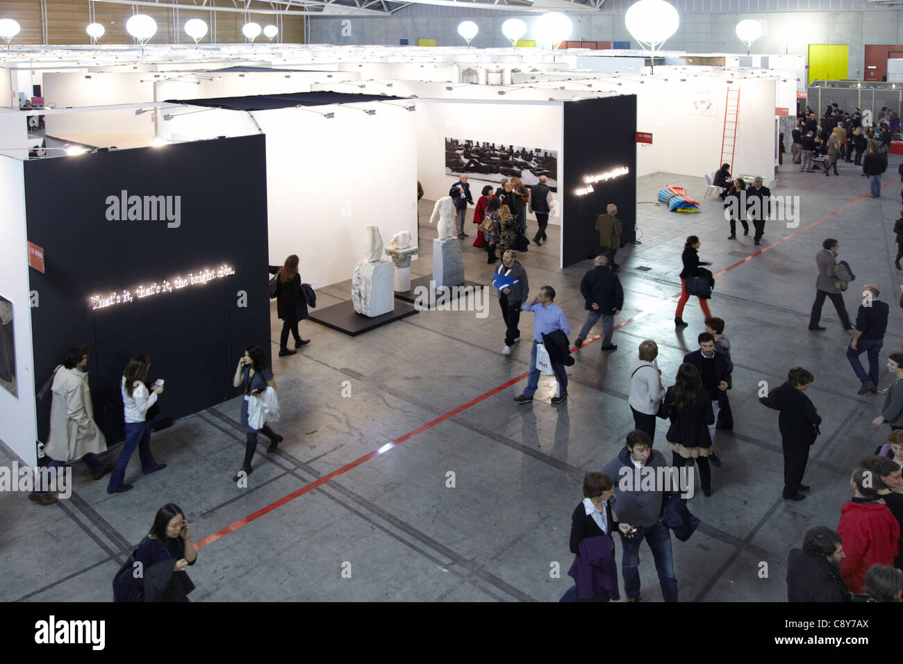 Artissima, Turin 2011, internationale Messe für zeitgenössische Kunst Stockfoto