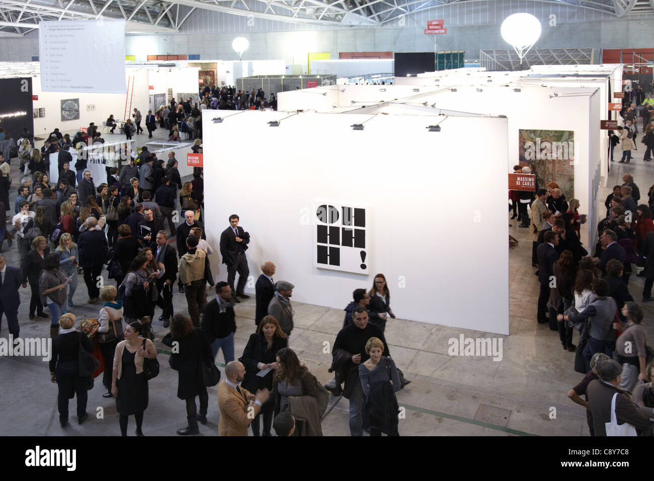 Artissima, Turin 2011, internationale Messe für zeitgenössische Kunst Stockfoto