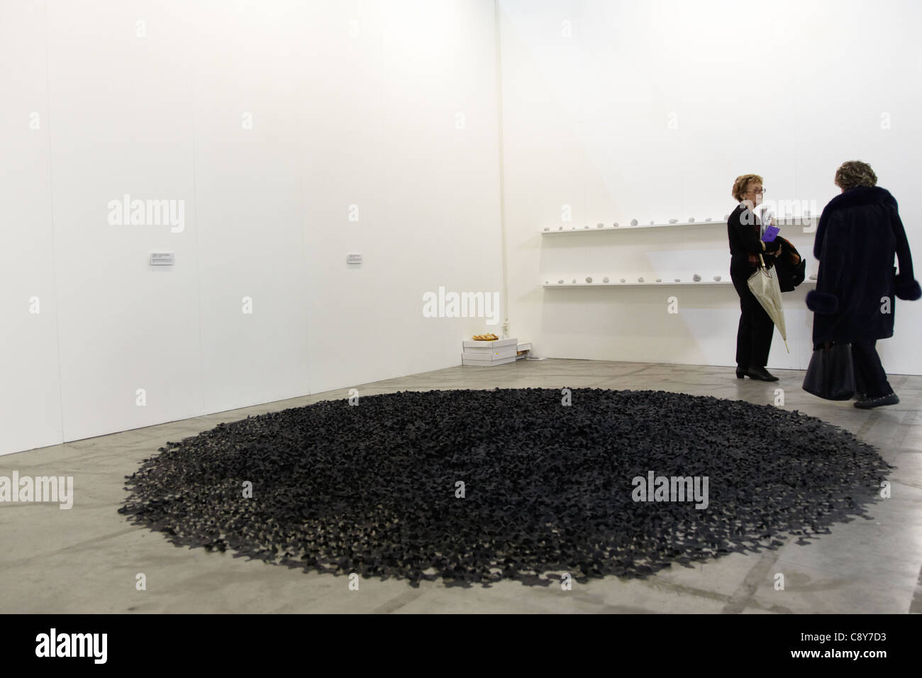 Artissima, Turin 2011, internationale Messe für zeitgenössische Kunst Stockfoto