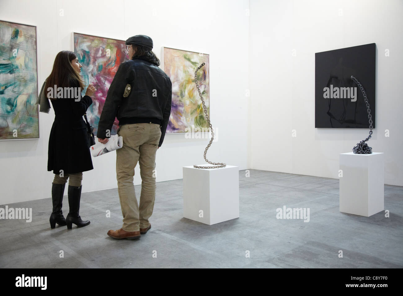 Artissima, Turin 2011, internationale Messe für zeitgenössische Kunst Stockfoto