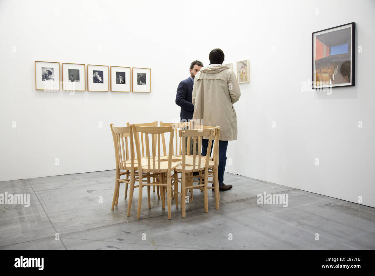 Artissima, Turin 2011, internationale Messe für zeitgenössische Kunst Stockfoto