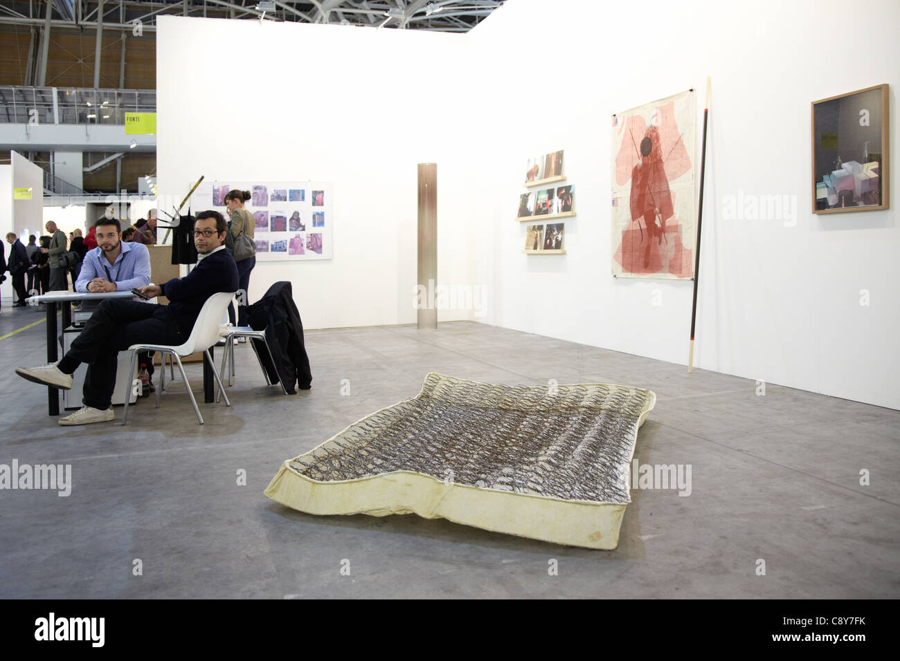 Artissima, Turin 2011, internationale Messe für zeitgenössische Kunst Stockfoto