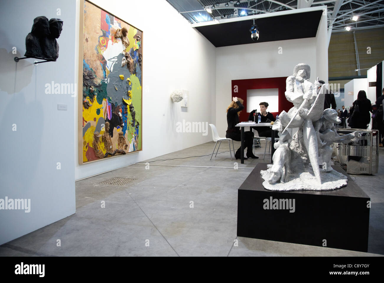 Artissima, Turin 2011, internationale Messe für zeitgenössische Kunst Stockfoto