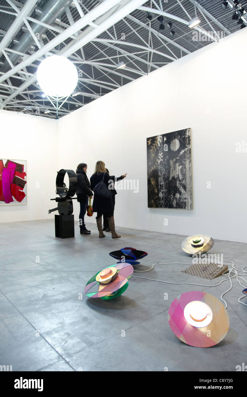 Artissima, Turin 2011, internationale Messe für zeitgenössische Kunst Stockfoto