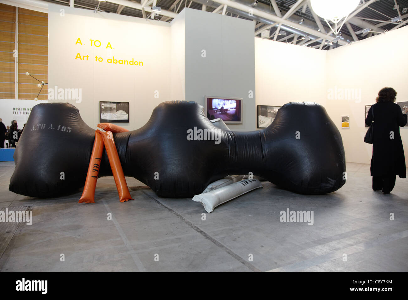 Artissima, Turin 2011, internationale Messe für zeitgenössische Kunst Stockfoto