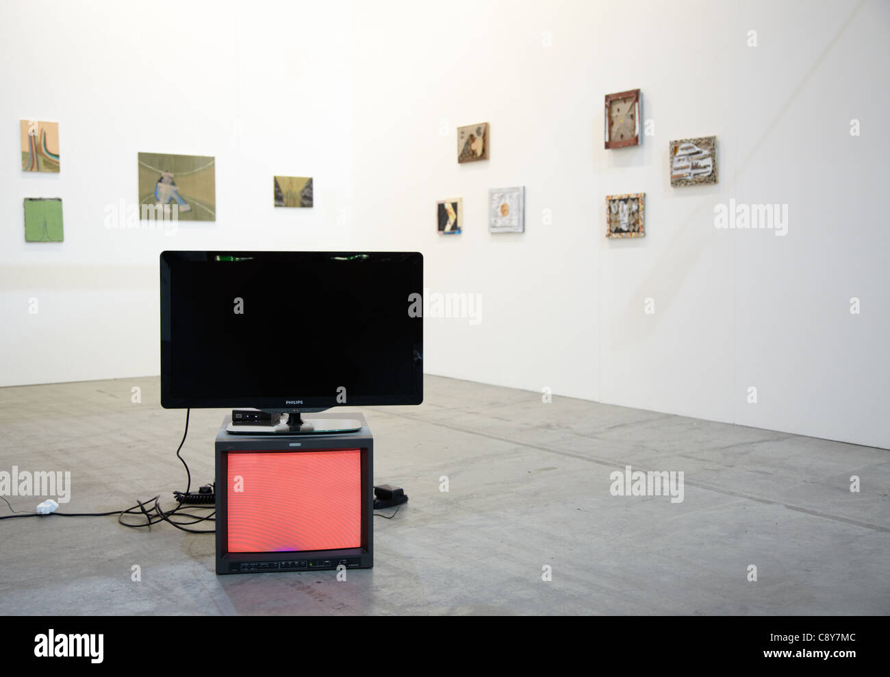 Artissima, Turin 2011, internationale Messe für zeitgenössische Kunst Stockfoto