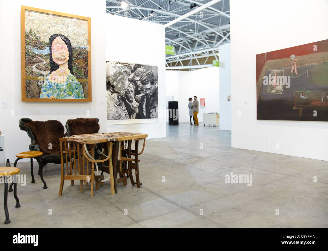 Artissima, Turin 2011, internationale Messe für zeitgenössische Kunst Stockfoto