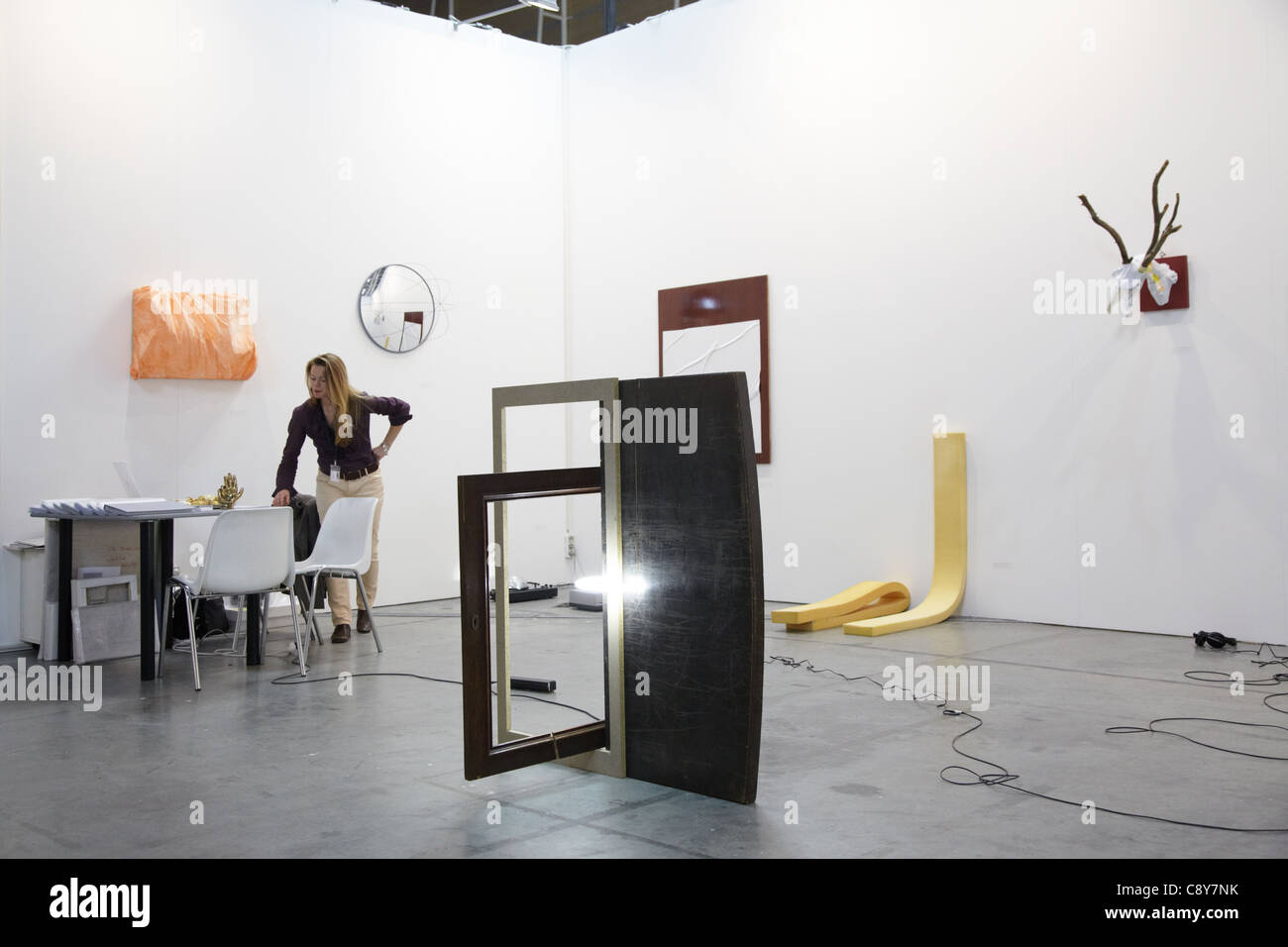 Artissima, Turin 2011, internationale Messe für zeitgenössische Kunst Stockfoto