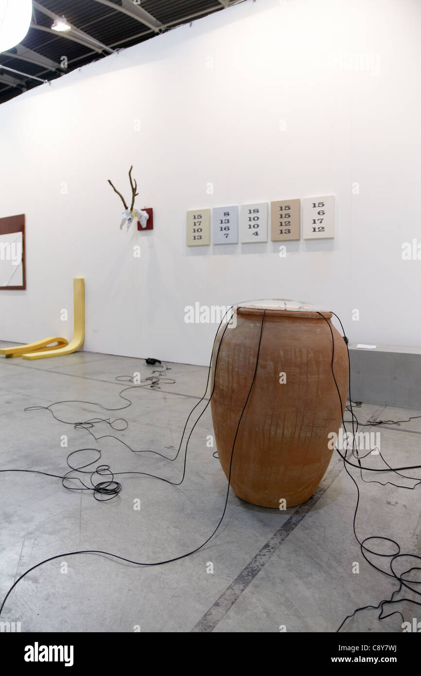 Artissima, Turin 2011, internationale Messe für zeitgenössische Kunst Stockfoto