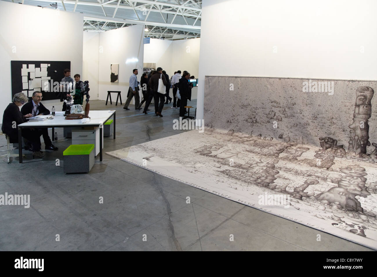 Artissima, Turin 2011, internationale Messe für zeitgenössische Kunst Stockfoto