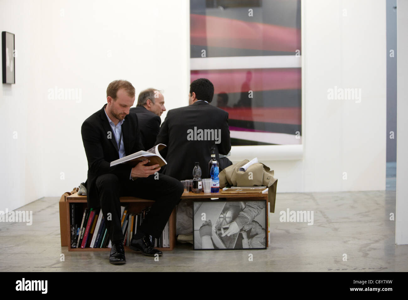 Artissima, Turin 2011, internationale Messe für zeitgenössische Kunst Stockfoto