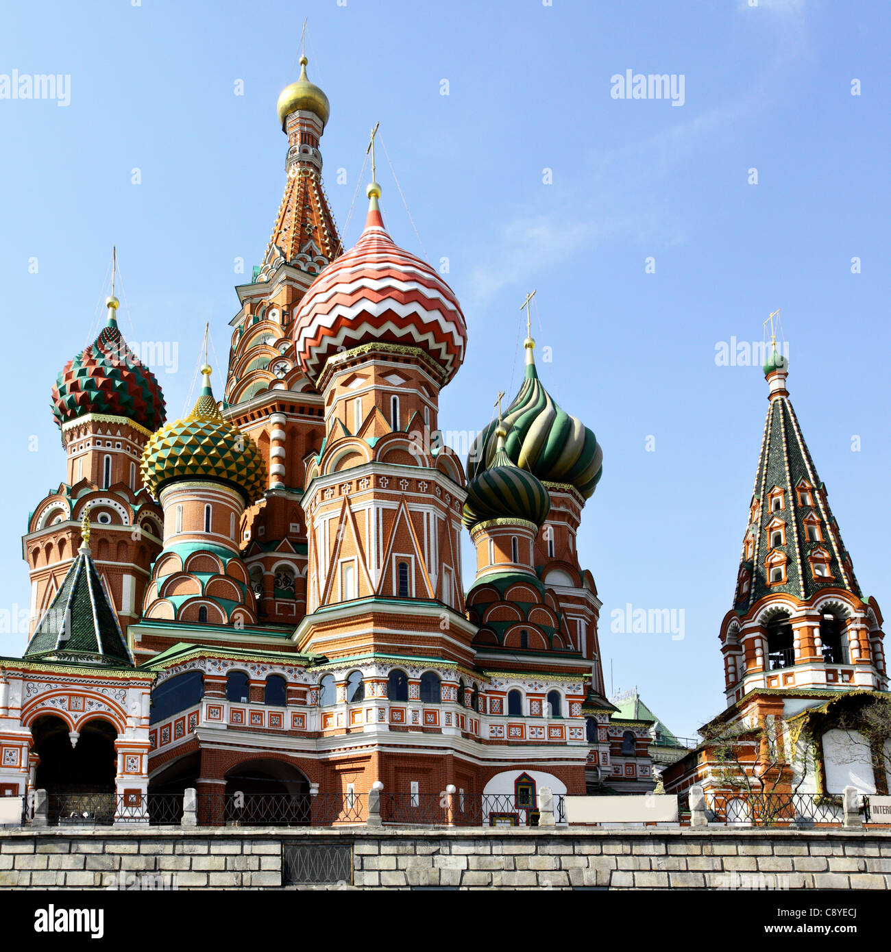 Basilius-Kathedrale ist der Seligen, Roter Platz, Moskau, Russland Stockfoto
