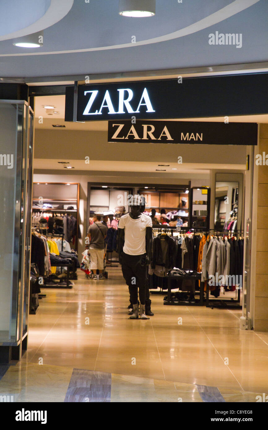 Zara speichern Shop Palma De Mallorca Spanien Stockfotografie - Alamy