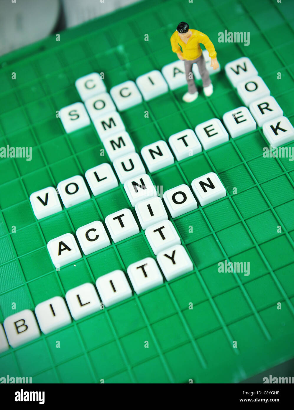 Freiwilliges Engagement Stockfoto