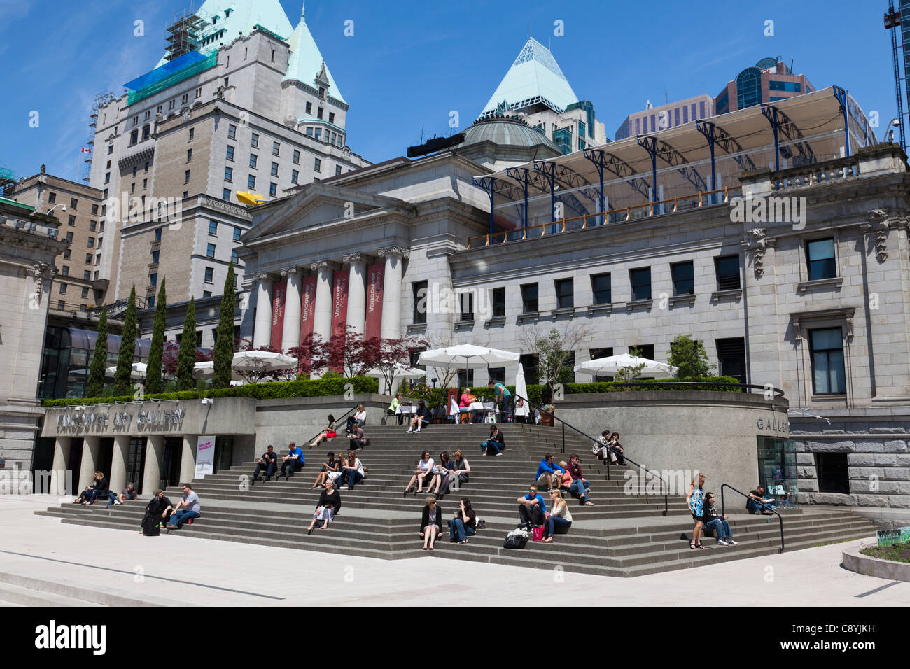 Vancouver Art Gallery in Vancouver, Kanada Stockfoto