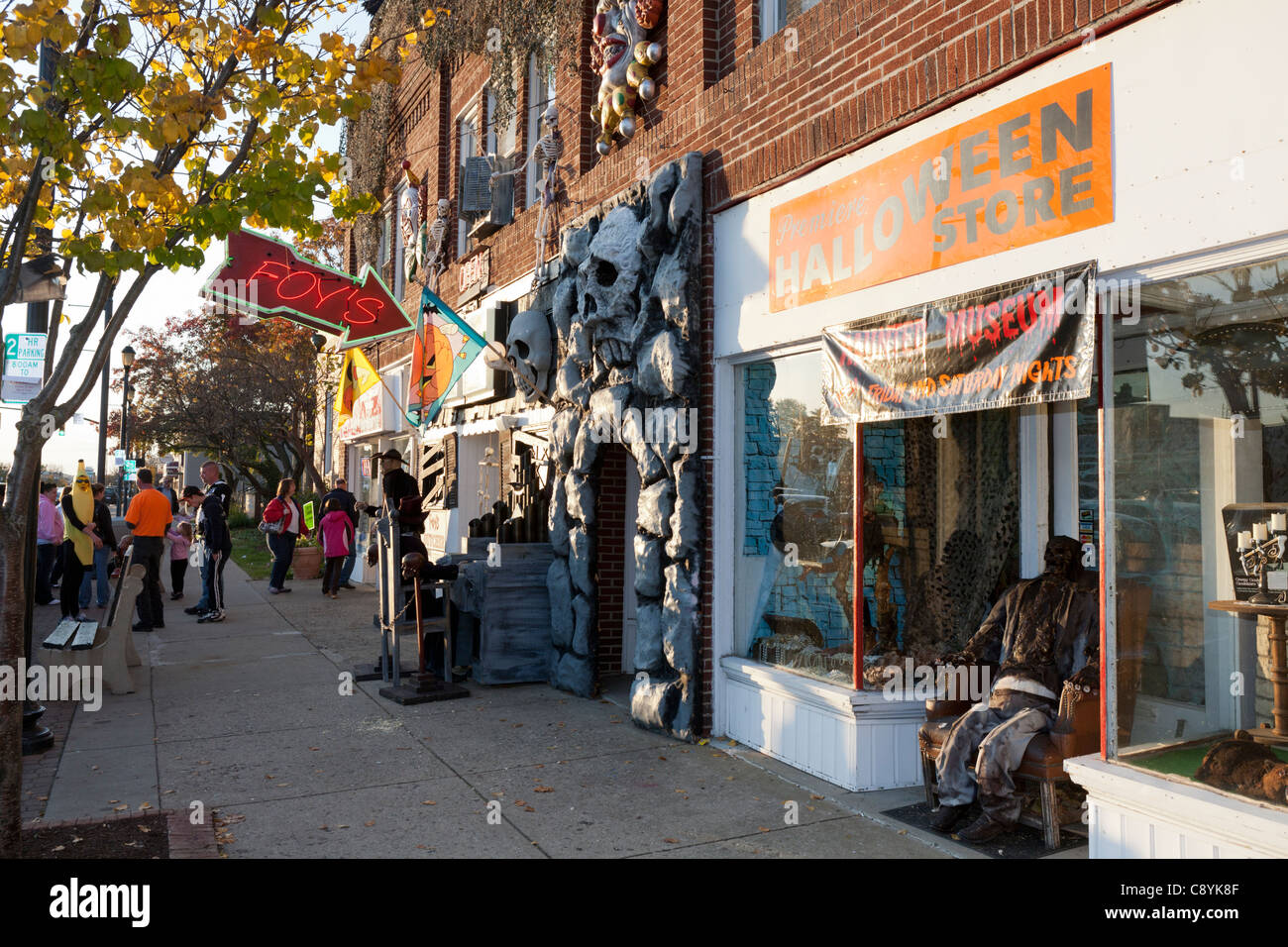 Foy ist Halloween Store in Dayton, Ohio. Stockfoto