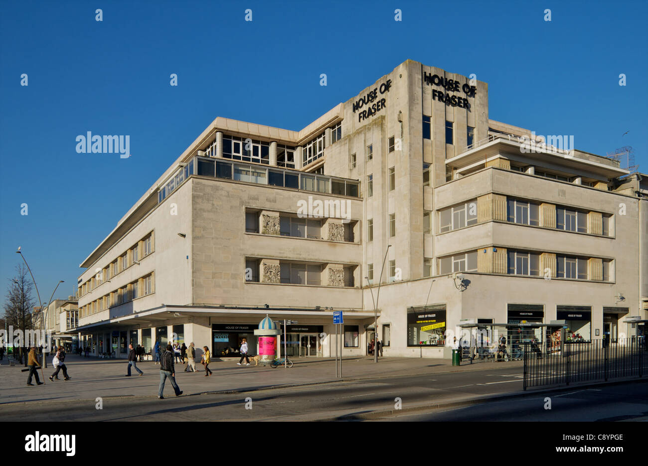 Ehem. Kaufhaus Dingles, Plymouth Stockfoto