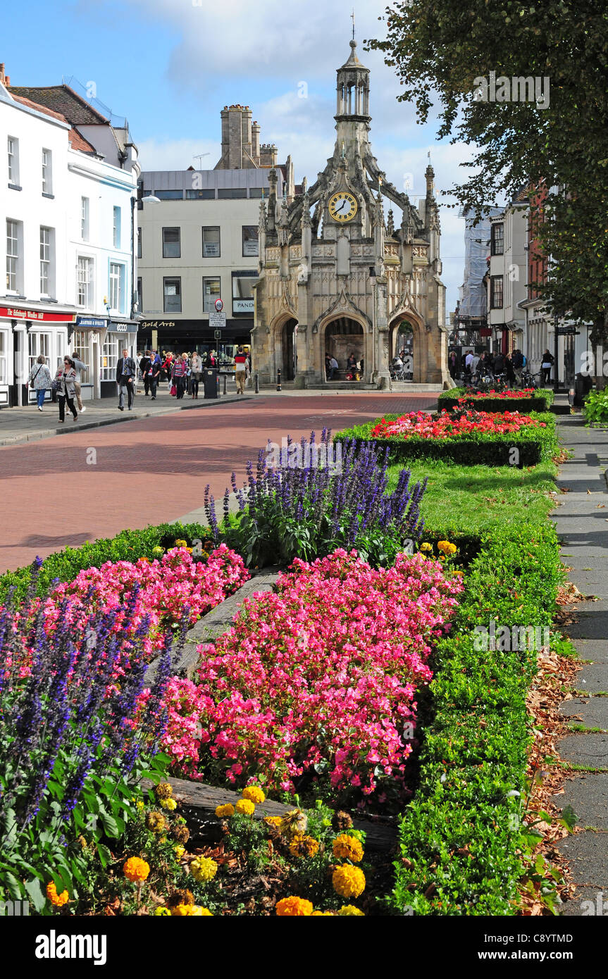 Chichester Stadtmarkt cross aus dem Westen. Stockfoto