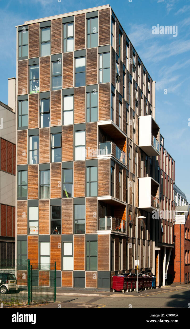 Ludgate Hill Apartments, Ludgate Hill, nördlichen Viertel, Manchester, England, UK Stockfoto
