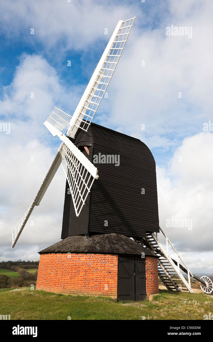 Die schöne alte restaurierte Windmühle im Dorf von Brill Buckinghamshire England Vereinigtes Königreich UK Stockfoto