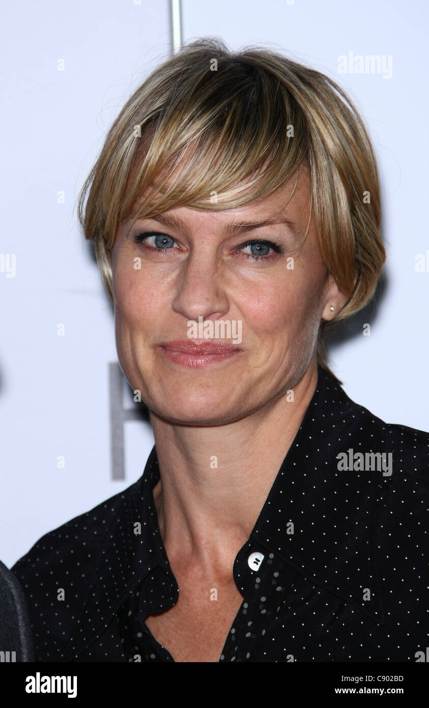 ROBIN WRIGHT WALL. 2011 AFI FEST SPECIAL SCREENING HOLLYWOOD LOS ANGELES Kalifornien USA 5. November 2011 Stockfoto