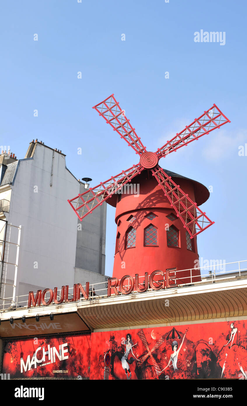 Moulin Rouge Stockfoto