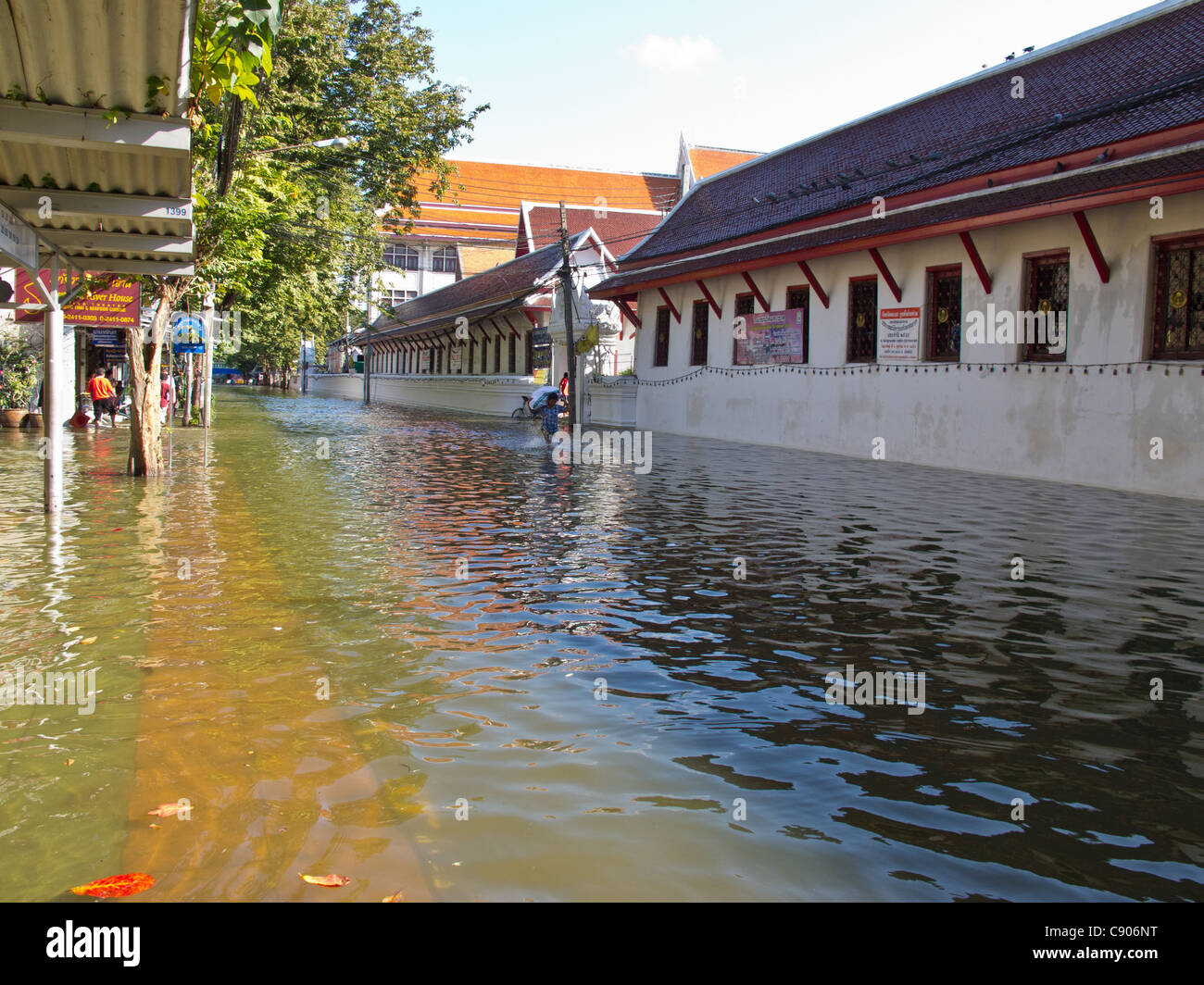 Bangkok, die Überschwemmungen 2011 Stockfoto