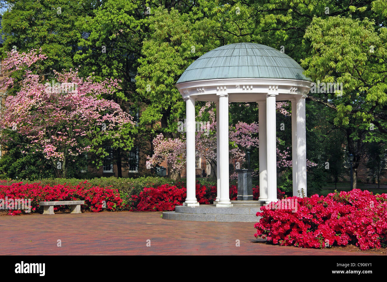 Das alte gut an der University of North Carolina in Chapel Hill (UNC). Stockfoto