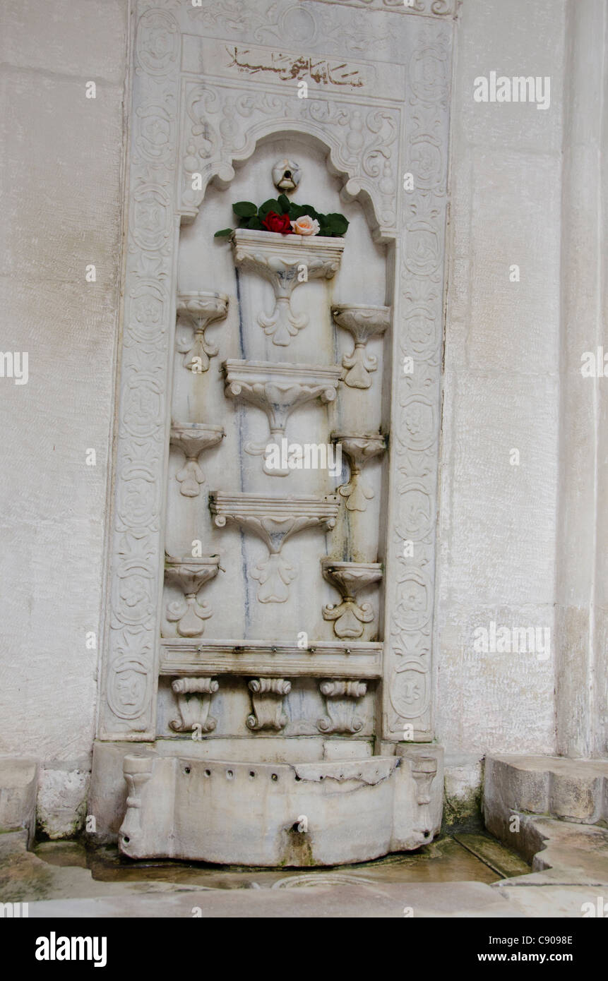 Ukraine, Sewastopol, Bachtschyssaraj. Khans Palast, National Historic Site. Der Brunnen der Tränen. Stockfoto