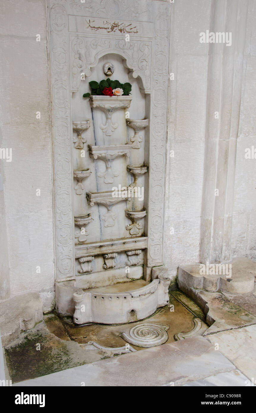Ukraine, Sewastopol, Bachtschyssaraj. Khans Palast, National Historic Site. Der Brunnen der Tränen. Stockfoto