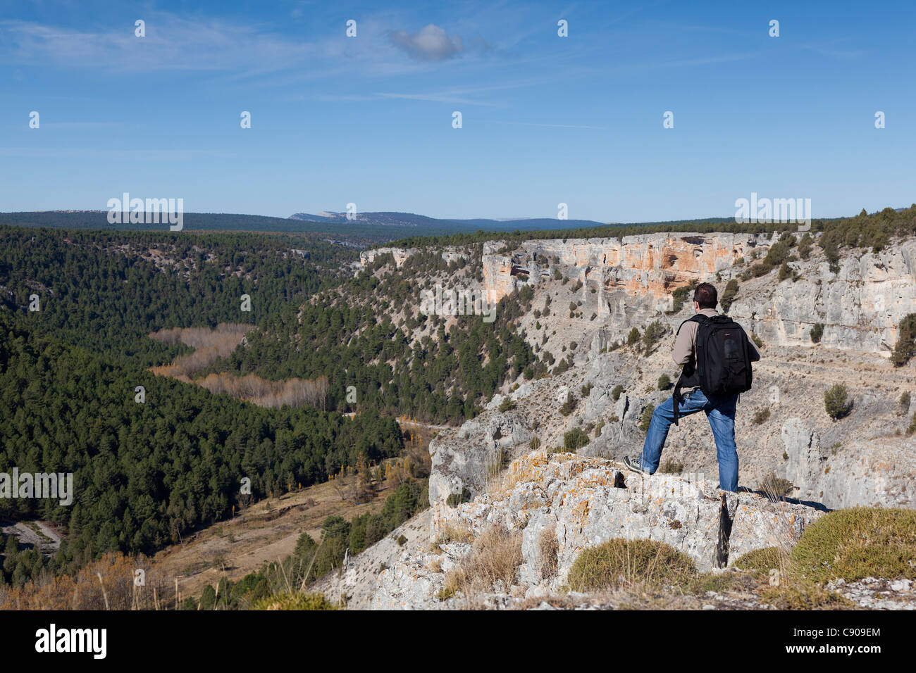Schlucht des Flusses Lobos, Soria, Castilla y Leon, Spanien Stockfoto