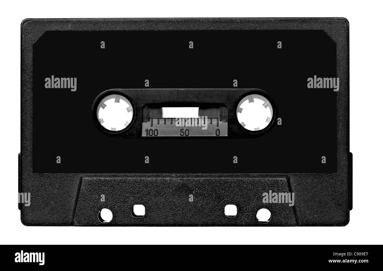Nahaufnahme von einem Vintage Audio-Kassette Stockfoto