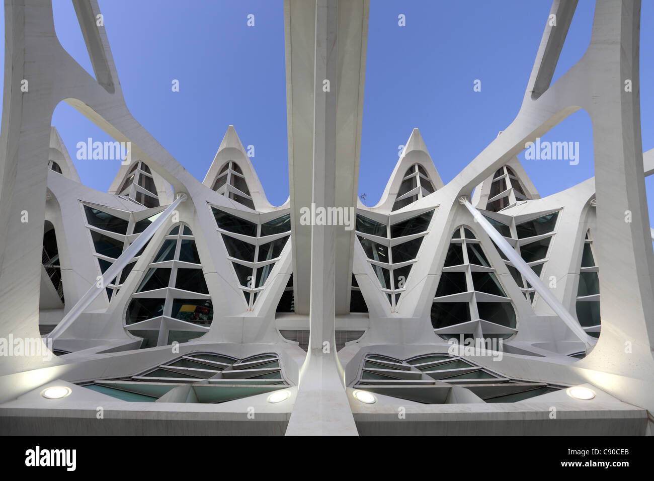 Stadt der Künste und Wissenschaften in Valencia, Spanien Stockfoto