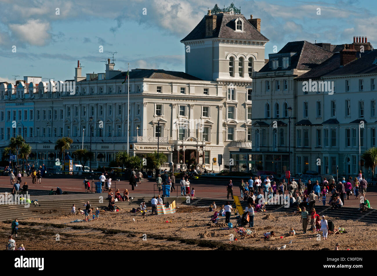 Das Meer-Reort von Llandudno, Wales, UK Stockfoto