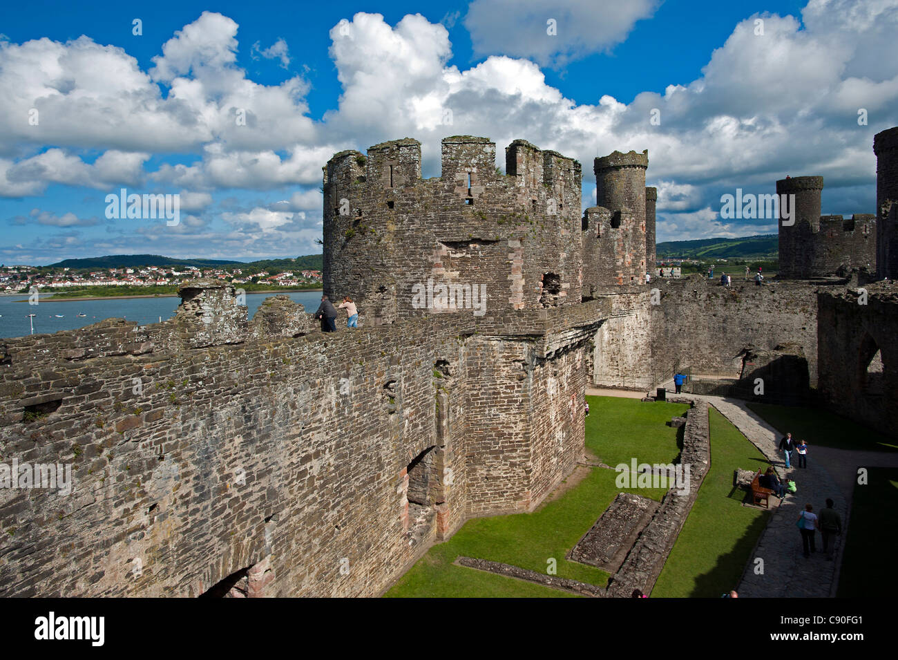 Conwy Castle in Conwy, Wales, UK Stockfoto