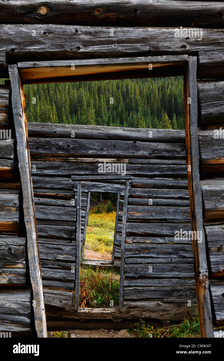 Geisterstadt Unabhängigkeit, Aspen, Rocky Mountains, Colorado, USA, Nordamerika, Amerika Stockfoto