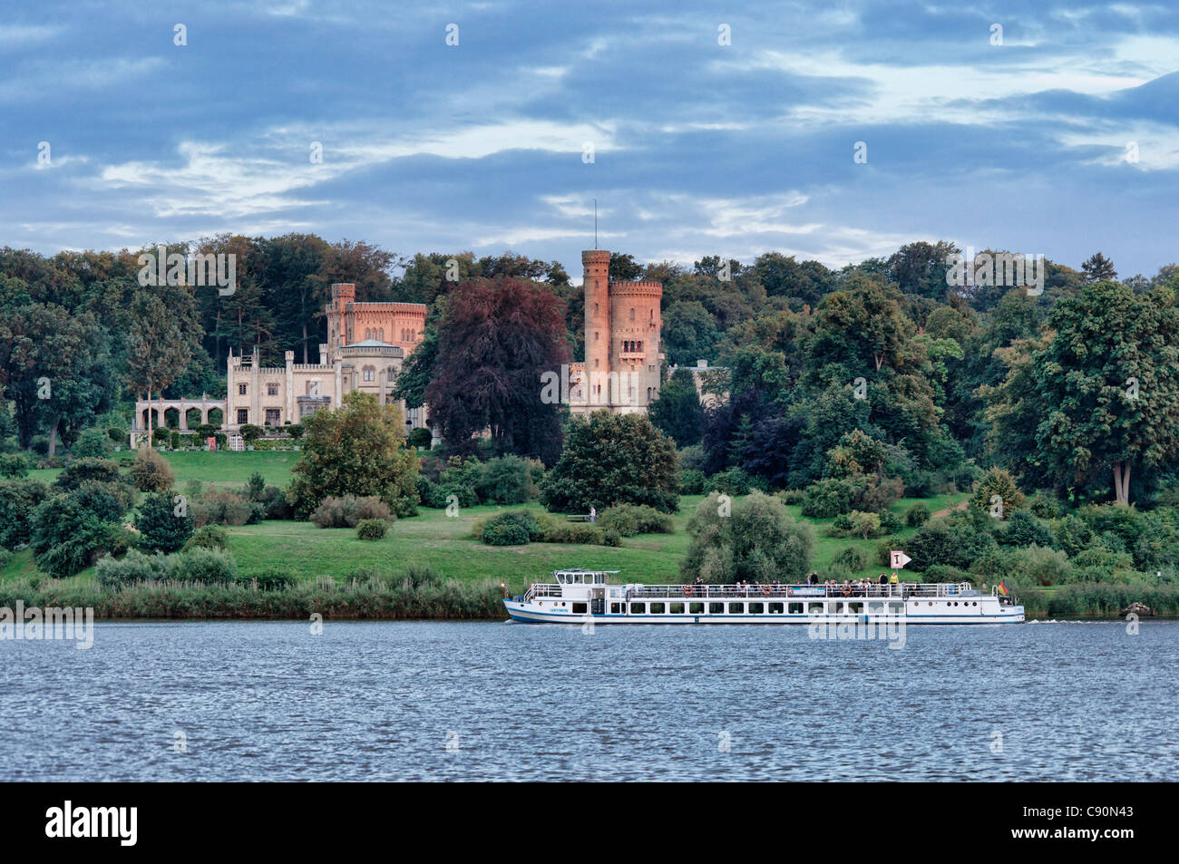DEAP Sea, Havel, Schloss Babelsberg, Babelsberger Park, Potsdam, Brandenburg, Deutschland Stockfoto