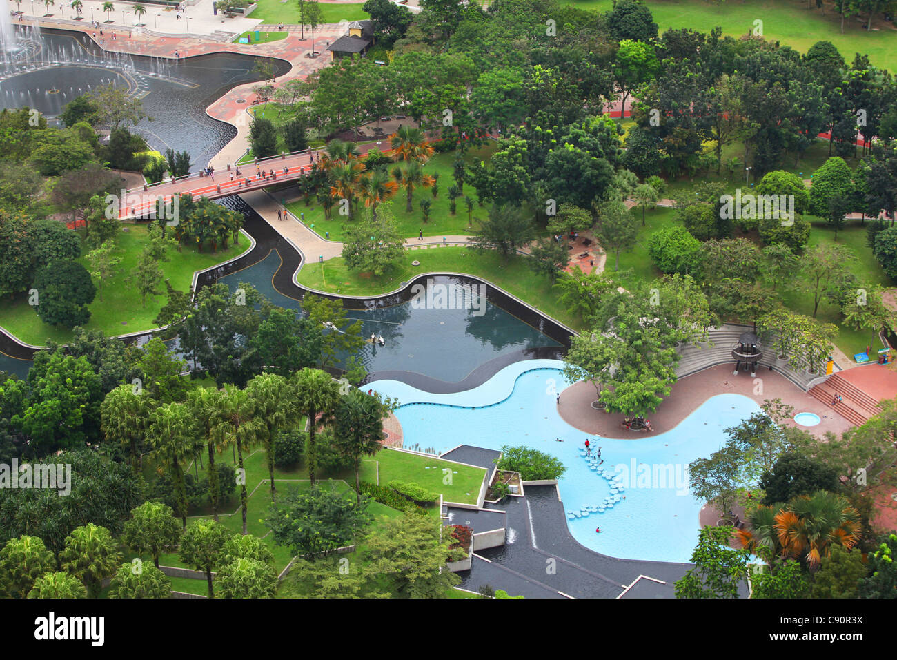 Kuala Lumpur City Centre Park, Kuala Lumpur, Malaysia, Asien Stockfoto