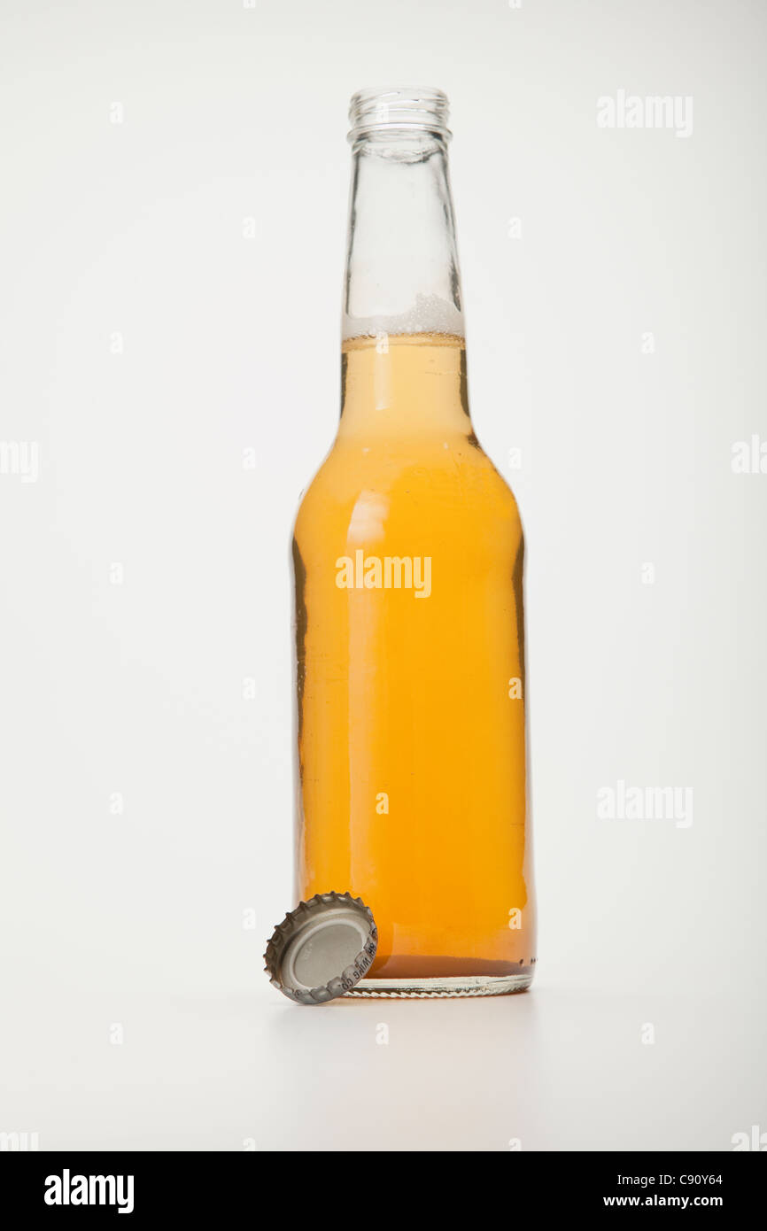 Flasche Bier Stockfoto