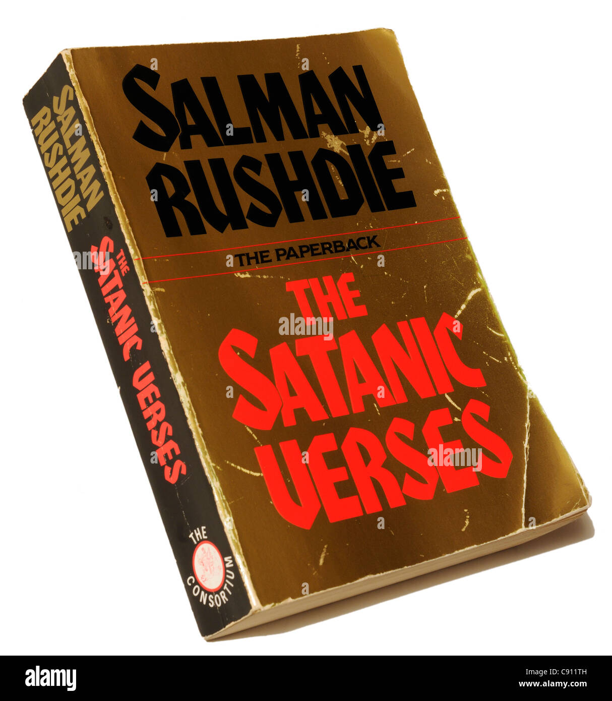 Die satanischen Verse von Salman Rushdie Stockfoto