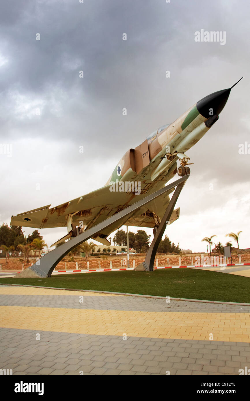 Israeli Air Force Museum in Beer Sheva Israel Stockfoto