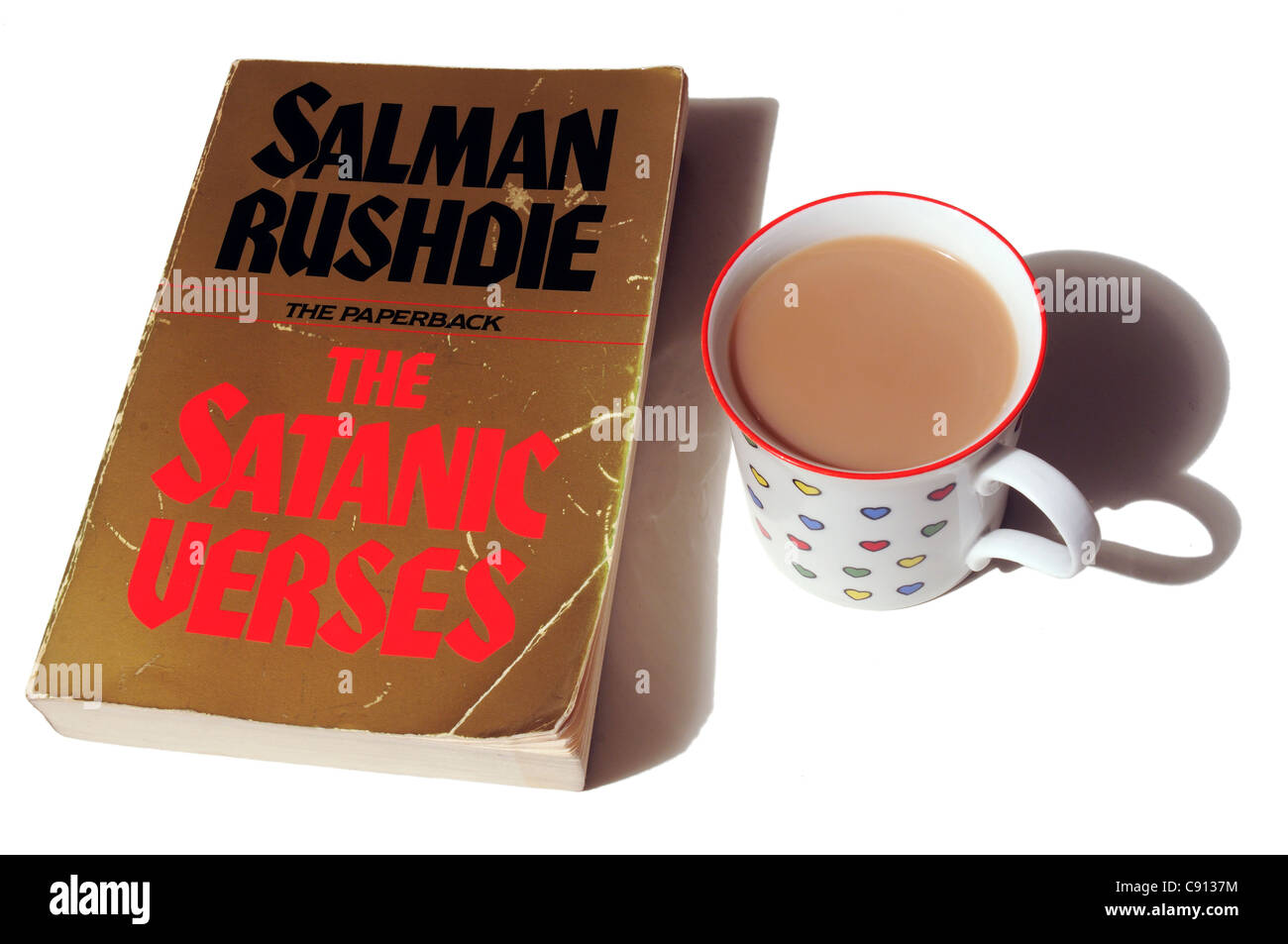 Die satanischen Verse von Salman Rushdie Stockfoto